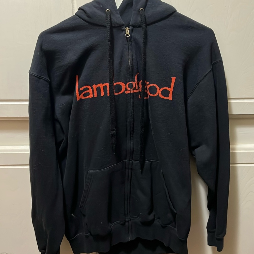 Lamb of God zip up Hoodie